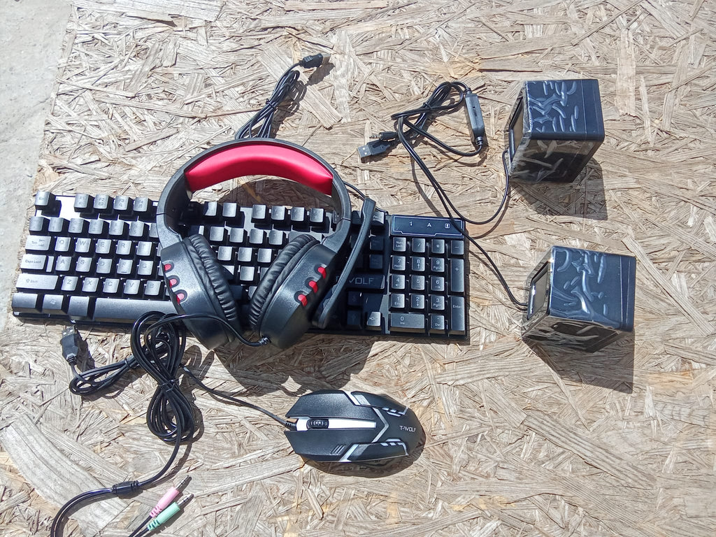 Combo 5 em 1 T-WOLF TF850: Alta Performance para Jogar e Trabalhar